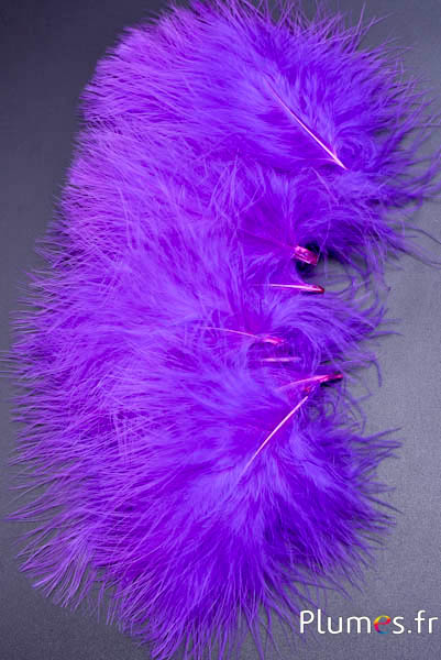 Dinde marabout - 8-12 cm - violet
